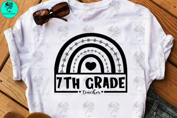 7th Grade Teacher Svg for Crafts and Graphics