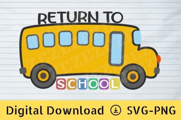 Return to School Svg Png for Crafts and Graphics