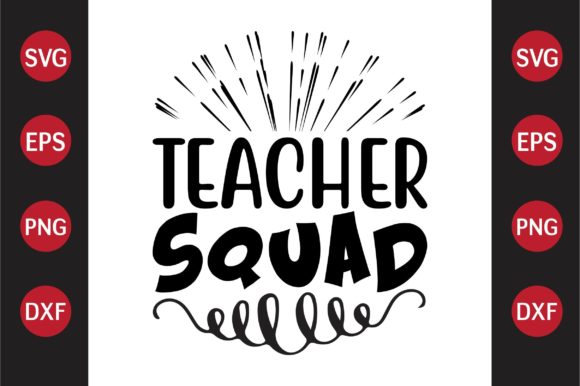 Teacher SVG Design Teacher Squad